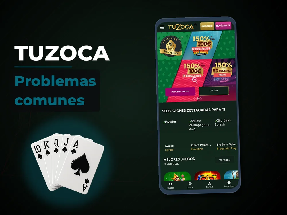 Tuzoca - Problemas comunes